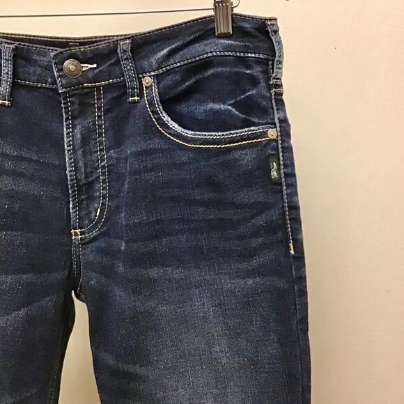 Silver Jeans 34x32 Eddie Men’s Jeans 31” Inseam Stretch Tapered Leg - Picture 3 of 9